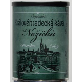 Královéhradecká káva od Nožičků, zrnková 0,25Kg - PLECH